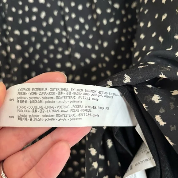 Zara Mock Neck Confetti Dress - Picture 9 of 10